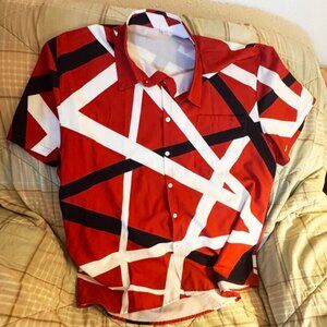 Men's Retro Vintage Style Button Shirt 3XL